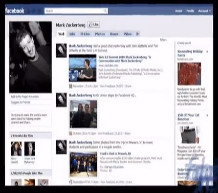 evolution of facebook in 2009