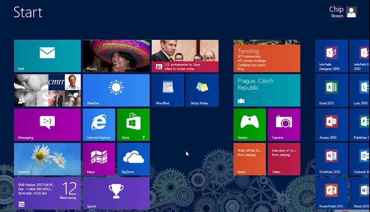 windows 8.1 Blue