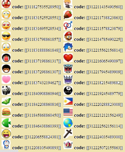 more emoticons