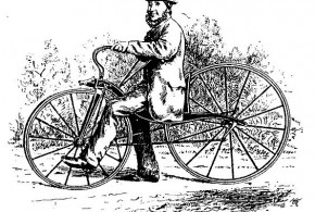 McCall on velocipede - evolution of bicycle