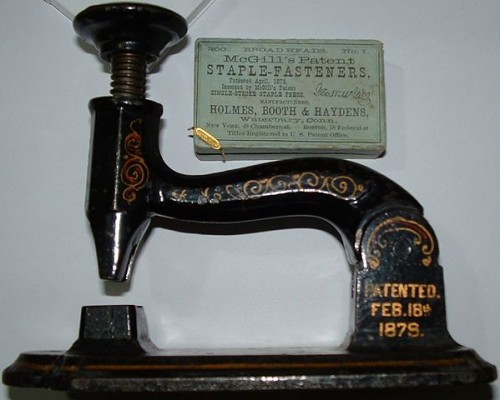 McGill Stapler - Evolution of stapler