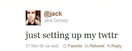 jack dorsey's tweet - evolution of twitter