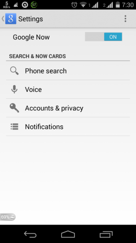 Android tricks and google now
