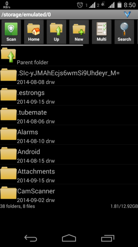 opening zip files android