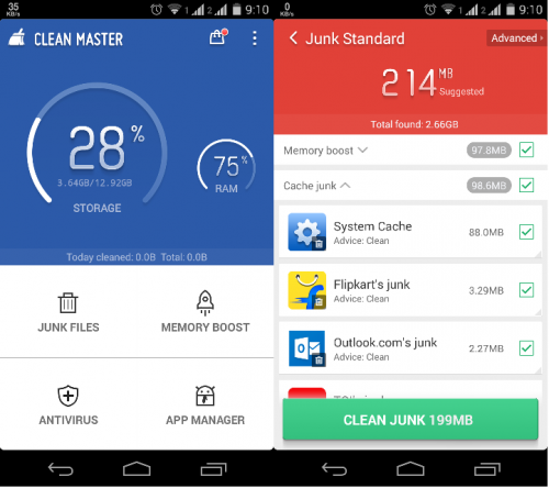 best hidden cache cleaner for android
