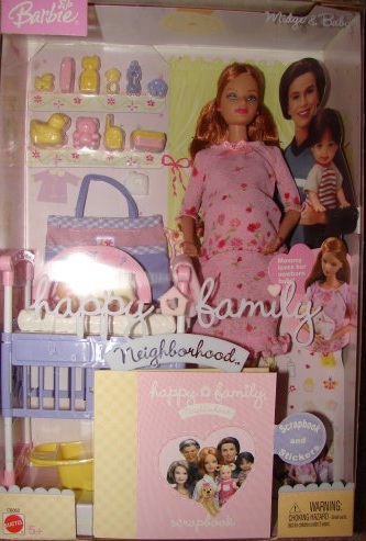 Midge and family. Facts about Barbie doll