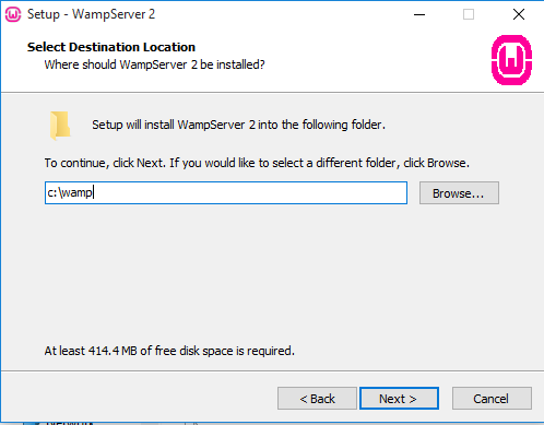 WampServer installation folder