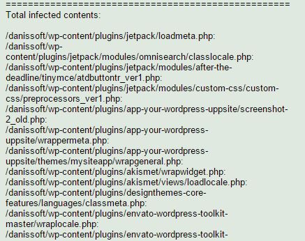 recover a site when site has been compromised or infected files are found in hosting account